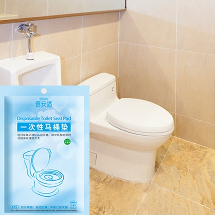 10 PCS Waterproof Anti-bacterium Travel Disposable Toilet Seat Cover Mat Toilet Paper Pad - Bath Mats by PMC Jewellery | Online Shopping South Africa | PMC Jewellery | Buy Now Pay Later Mobicred