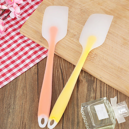 5 PCS Baking Tool Translucent Integrated High Temperature Resistance Cream Silicone Scraper Cake Spatula, Random Color Delivery - Baking Pastry Tools by PMC Jewellery | Online Shopping South Africa | PMC Jewellery | Buy Now Pay Later Mobicred