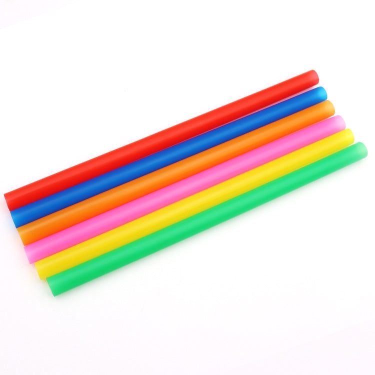 Food Grade Silicone Straws Cartoon Colorful Drink Tools, Straight Pipe, Length: 25cm, Outer Diameter: 11mm, Inner Diameter: 9mm, Random Color Delivery - Drinking Tools by PMC Jewellery | Online Shopping South Africa | PMC Jewellery