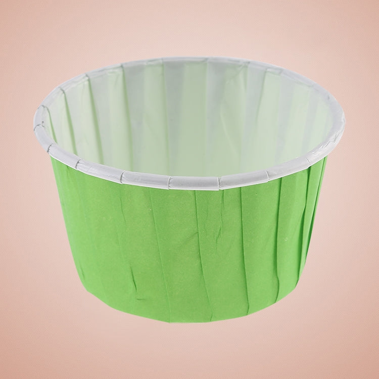 50pcs / Pack Round Lamination Cake Cup Muffin Cases Chocolate Cupcake Liner Baking Cup, Size: 5 x 3.8  x 3cm (Green) - Food Molds by PMC Jewellery | Online Shopping South Africa | PMC Jewellery | Buy Now Pay Later Mobicred