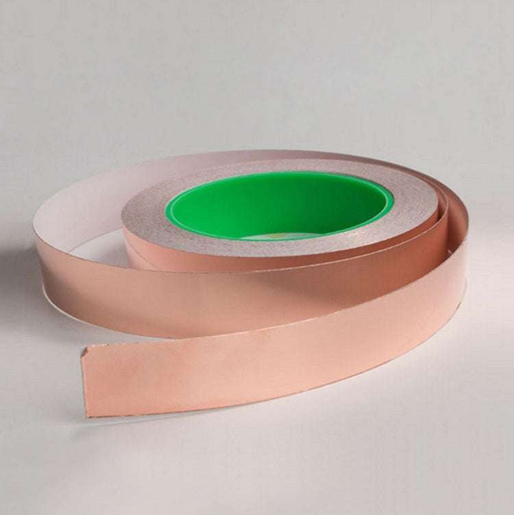 Pure Copper Double-sided Conductive Copper Foil Tape Signal Masking Tape, Size: 20m x 15mm - Tapes by PMC Jewellery | Online Shopping South Africa | PMC Jewellery