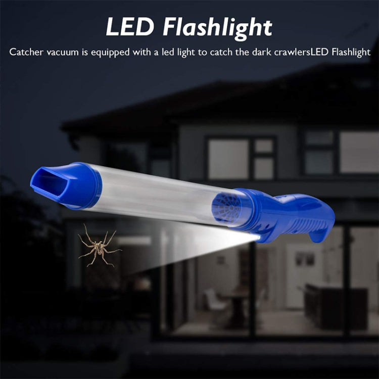 SK818 USB Charging Insects Bugs Suction Traps Electric Pest Spider Catcher with LED Light(Blue) - Other by PMC Jewellery | Online Shopping South Africa | PMC Jewellery | Buy Now Pay Later Mobicred