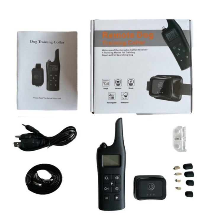 885-1 Rechargeable Training Dogs Stop Barkin Remote Control with Collar Receiver, Support Electric Shock & Vibration & Light & Sound Mode, US Plug - Training Aids by PMC Jewellery | Online Shopping South Africa | PMC Jewellery | Buy Now Pay Later Mobicred