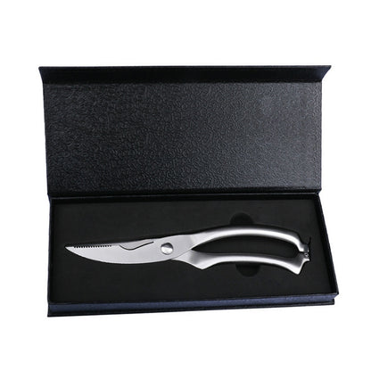 10 inch Kitchen Poultry Fish Chicken Bone Stainless Steel Cutter Cook Gadget Shear, Gift Box Package - Scissors by PMC Jewellery | Online Shopping South Africa | PMC Jewellery | Buy Now Pay Later Mobicred