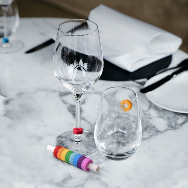 Original Xiaomi Youpin Circle Joy Iridescent Identification Ring Wine Glass Cup Markers - Gadgets by Xiaomi | Online Shopping South Africa | PMC Jewellery | Buy Now Pay Later Mobicred