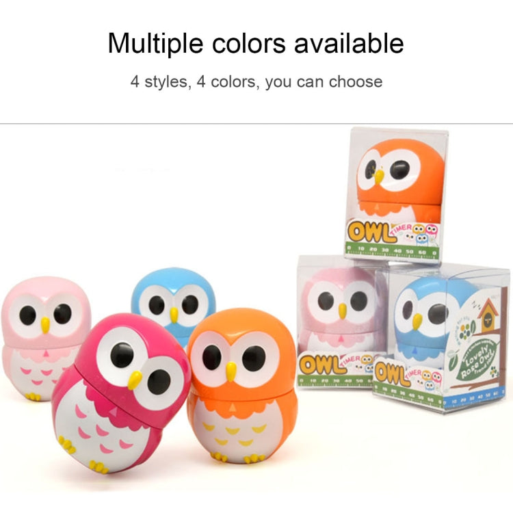 Owl Shape 60 Minutes Mechanical Kitchen Cooking Count Down Alarm Timer Home Decorating Gadget, Random Color Delivery - Digital Countdown by PMC Jewellery | Online Shopping South Africa | PMC Jewellery | Buy Now Pay Later Mobicred