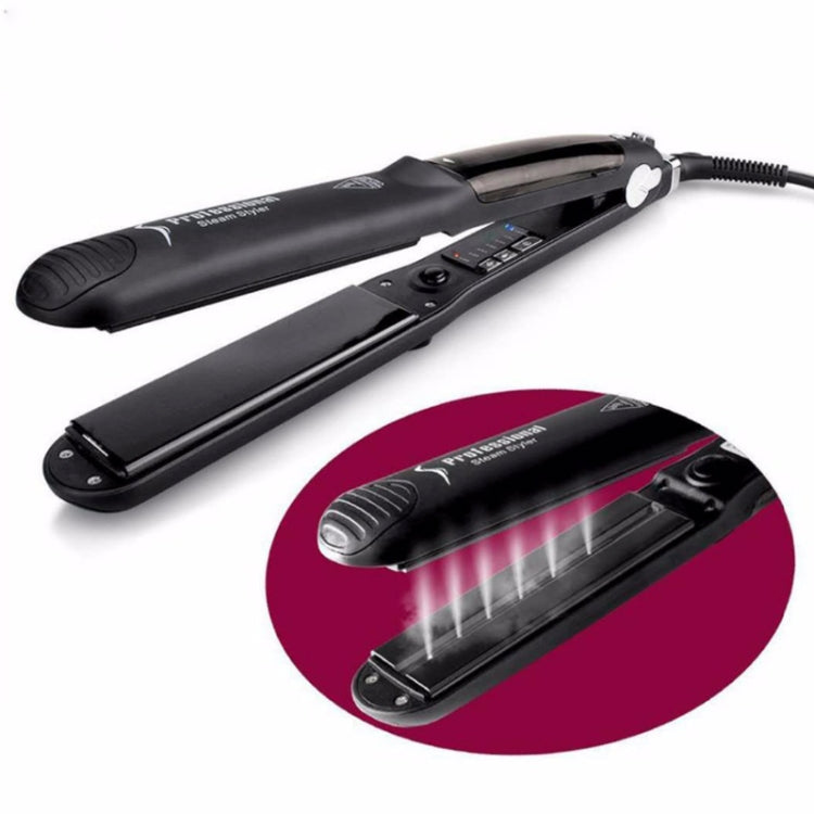 Steam Spray Electric Splint Hair Straightener with Plastic Bottle , EU Plug - Hair Curler by PMC Jewellery | Online Shopping South Africa | PMC Jewellery