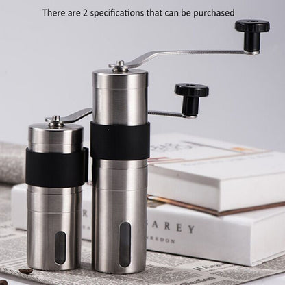 Portable Conical Burr Mill Manual Stainless Steel Hand Crank Coffee Bean Grinder, Capacity: 30g - Coffee Tools by PMC Jewellery | Online Shopping South Africa | PMC Jewellery | Buy Now Pay Later Mobicred