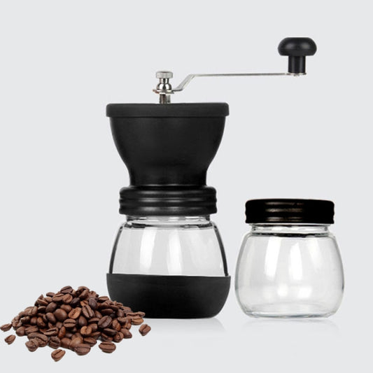 Portable Conical Burr Mill Manual Spice Herbs Hand Grinding Machine Coffee Bean Grinder with Seal Pot - Coffee Tools by PMC Jewellery | Online Shopping South Africa | PMC Jewellery | Buy Now Pay Later Mobicred