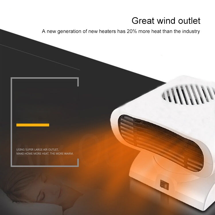 Mini Shaking Head Radiator Warmer Electric Heater Warm Air Blower (White) - Electric Heaters by PMC Jewellery | Online Shopping South Africa | PMC Jewellery | Buy Now Pay Later Mobicred