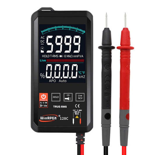 HY128C Color Screen Ultra-thin Touch Smart Digital Multimeter Fully Automatic High Precision True Effective Value Multimeter - Digital Multimeter by PMC Jewellery | Online Shopping South Africa | PMC Jewellery | Buy Now Pay Later Mobicred