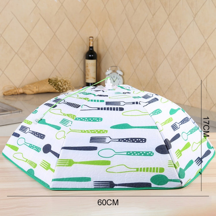 Folding Food Cover Keep Foods Warm Aluminum Foil Cover, Blue Tableware Pattern, Size: 60*60*17cm - Preservation Supplies by PMC Jewellery | Online Shopping South Africa | PMC Jewellery | Buy Now Pay Later Mobicred