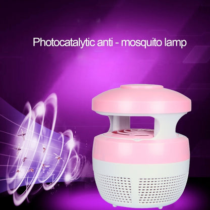 5W 6 LEDs No Radiation Mute Photocatalytic 7-blade Fan USB Mosquito Killer Lamp(Pink) - Repellents by PMC Jewellery | Online Shopping South Africa | PMC Jewellery | Buy Now Pay Later Mobicred