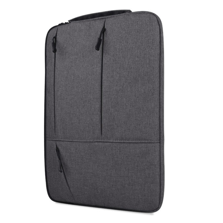 Universal Multiple Pockets Wearable Oxford Cloth Soft Portable Simple Business Laptop Tablet Bag, For 12 inch and Below Macbook, Samsung, Lenovo, Sony, DELL Alienware, CHUWI, ASUS, HP(Grey) - 12.1 inch by PMC Jewellery | Online Shopping South Africa | PMC Jewellery | Buy Now Pay Later Mobicred