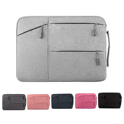 Universal Multiple Pockets Wearable Oxford Cloth Soft Portable Simple Business Laptop Tablet Bag, For 15.6 inch and Below Macbook, Samsung, Lenovo, Sony, DELL Alienware, CHUWI, ASUS, HP (Light Grey) - 15.6 - 17 inch by PMC Jewellery | Online Shopping South Africa | PMC Jewellery | Buy Now Pay Later Mobicred