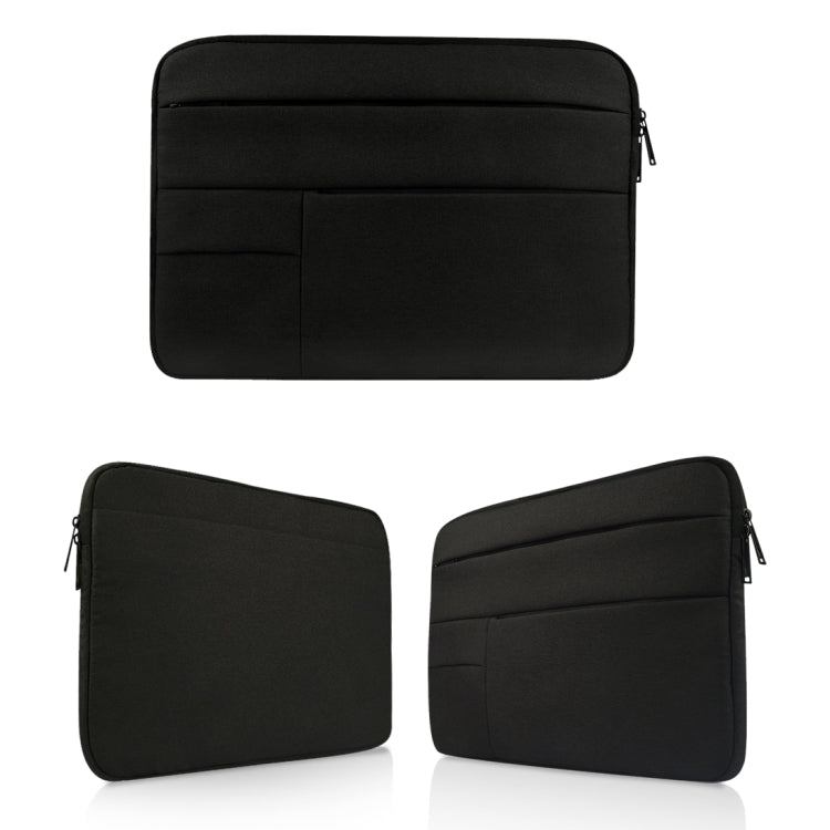 Universal Multiple Pockets Wearable Oxford Cloth Soft Portable Leisurely Laptop Tablet Bag, For 15.6 inch and Below Macbook, Samsung, Lenovo, Sony, DELL Alienware, CHUWI, ASUS, HP (Black) - 15.6 - 17 inch by PMC Jewellery | Online Shopping South Africa | PMC Jewellery | Buy Now Pay Later Mobicred