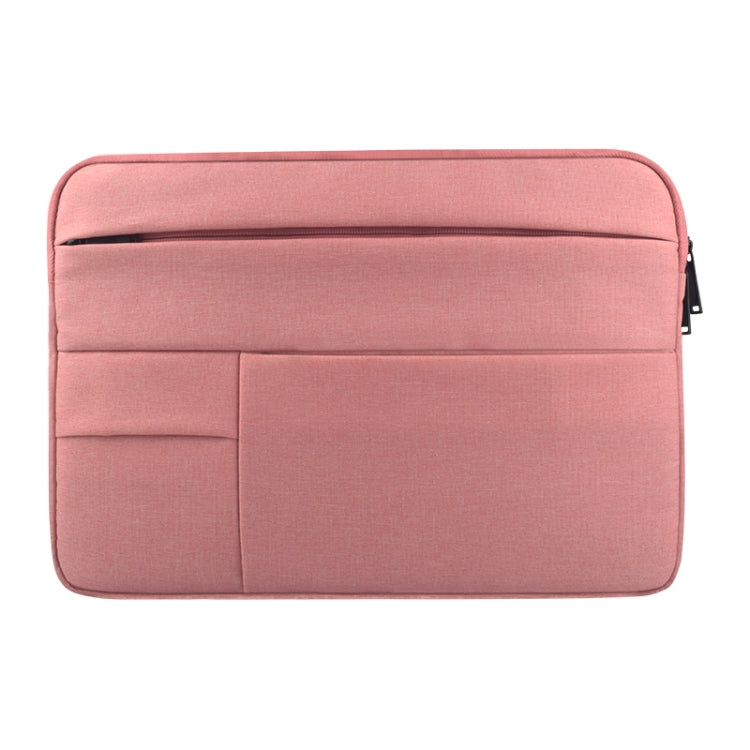 Universal Multiple Pockets Wearable Oxford Cloth Soft Portable Leisurely Laptop Tablet Bag, For 15.6 inch and Below Macbook, Samsung, Lenovo, Sony, DELL Alienware, CHUWI, ASUS, HP (Pink) - 15.6 - 17 inch by PMC Jewellery | Online Shopping South Africa | PMC Jewellery | Buy Now Pay Later Mobicred