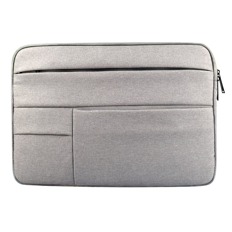 Universal Multiple Pockets Wearable Oxford Cloth Soft Portable Leisurely Laptop Tablet Bag, For 15.6 inch and Below Macbook, Samsung, Lenovo, Sony, DELL Alienware, CHUWI, ASUS, HP (Grey) - 15.6 - 17 inch by PMC Jewellery | Online Shopping South Africa | PMC Jewellery | Buy Now Pay Later Mobicred