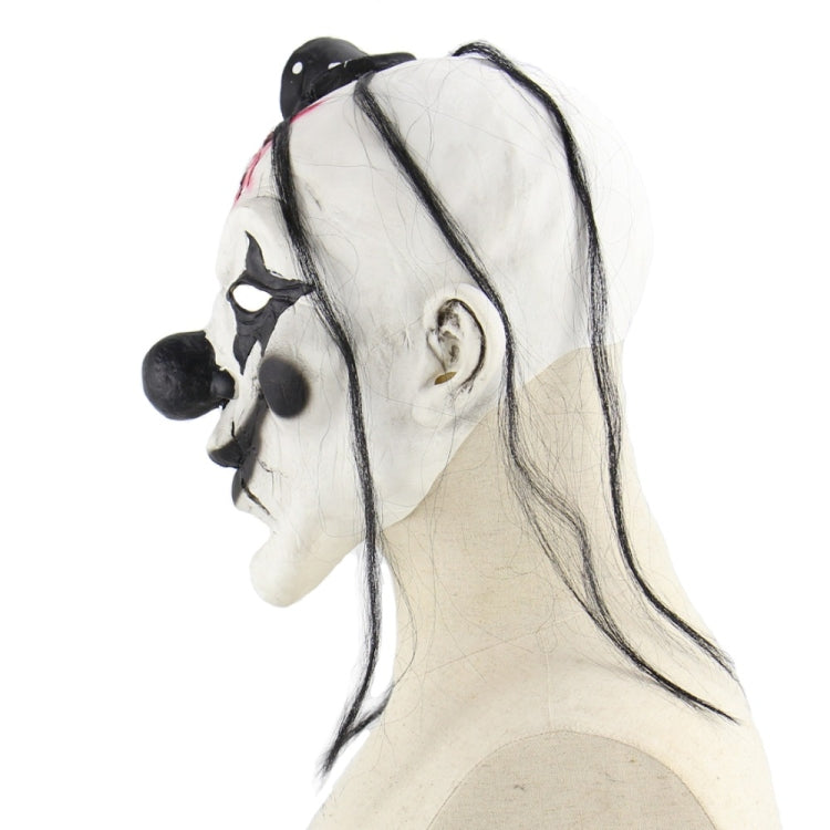 Halloween Festival Party Latex Devil Clown Frightened Mask Headgear, with Hair - Halloween Masks by PMC Jewellery | Online Shopping South Africa | PMC Jewellery