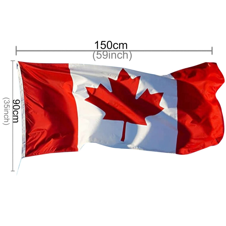 Polyester Material Canada Flag, Size: 150*90cm - Flags & Banners by PMC Jewellery | Online Shopping South Africa | PMC Jewellery