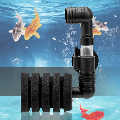 Wall-mounted Aquarium Mini Double Head Pneumatic Mute Biochemical Cotton Filter - Filters & Accessories by PMC Jewellery | Online Shopping South Africa | PMC Jewellery