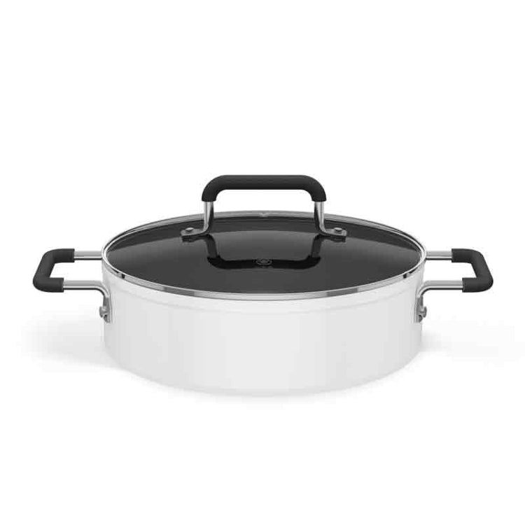 Original Xiaomi Mijia ZWZ 4L Food Grade Non-stick Stockpot, Compatible with Mijia Induction Cooker (HC9071)(White) - Soup & Stock Pots by Xiaomi | Online Shopping South Africa | PMC Jewellery | Buy Now Pay Later Mobicred