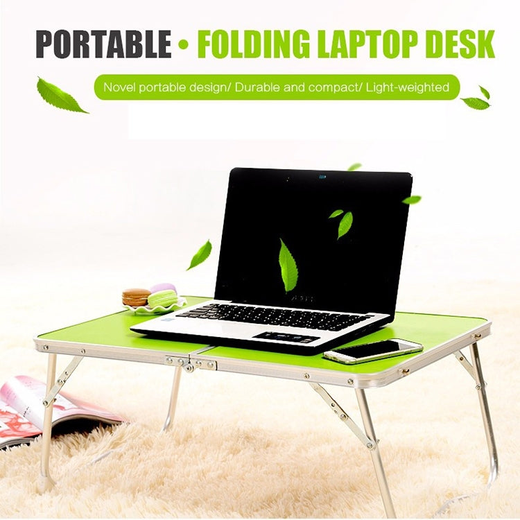 Plastic Mat Adjustable Portable Laptop Table Folding Stand Computer Reading Desk Bed Tray (Green) - Laptop Stand by PMC Jewellery | Online Shopping South Africa | PMC Jewellery | Buy Now Pay Later Mobicred