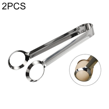 2 PCS Multifunctional Stainless Steel Tweezers Egg Cooking Pliers Kitchen Supplies - Food Clips & Clips by PMC Jewellery | Online Shopping South Africa | PMC Jewellery | Buy Now Pay Later Mobicred