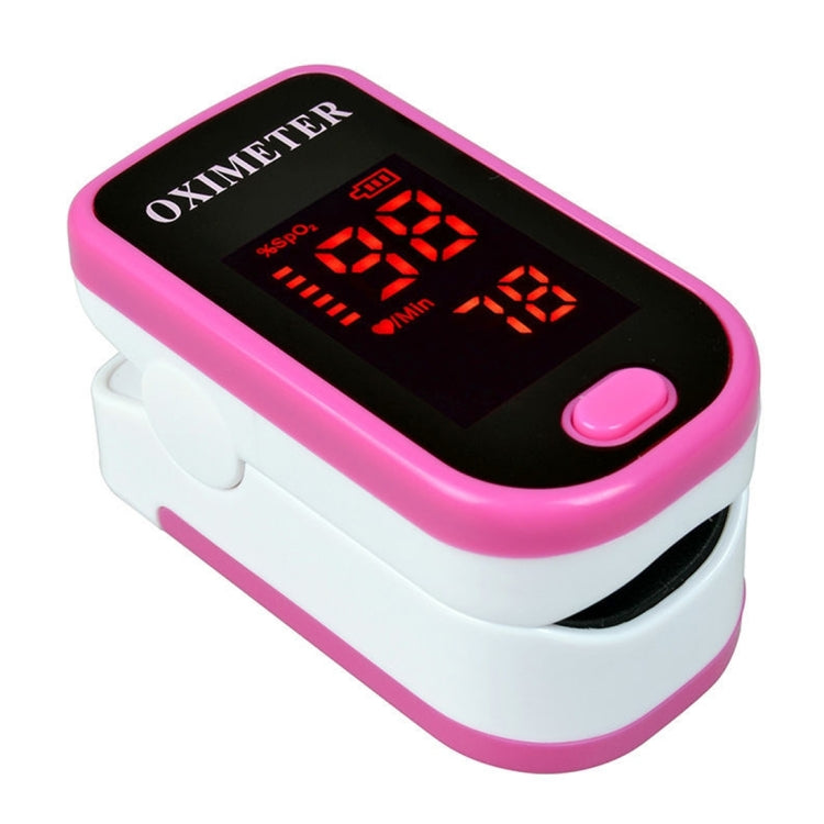 Finger Pulse Oximete LED HD Display Portable Oximeter Equipment Blood Oxygen Monitor Pulse Oximeter(Magenta) - Finger Pulse Oximeter by PMC Jewellery | Online Shopping South Africa | PMC Jewellery | Buy Now Pay Later Mobicred