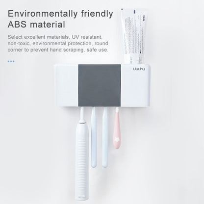 Original Xiaomi Youpin Wall-mounted UV Sterilization Toothbrush Holder - Toothbrush Sanitizer by Xiaomi | Online Shopping South Africa | PMC Jewellery | Buy Now Pay Later Mobicred