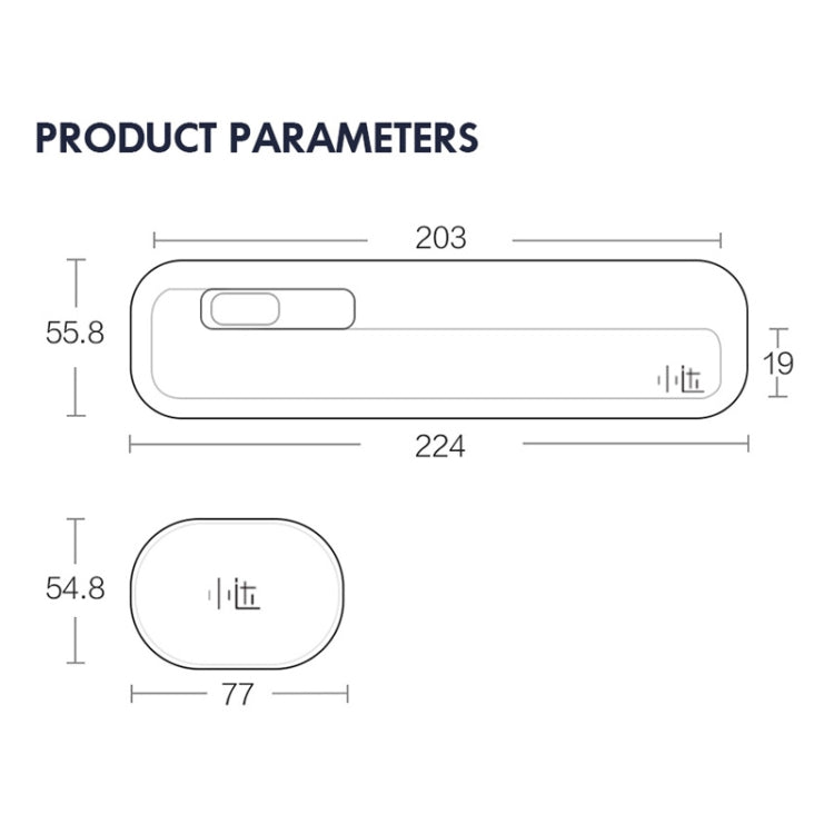 Original Xiaomi Youpin Xiaoda Portable Toothbrush Disinfection Box Ultraviolet Sterilizer Case, Mini Style - Toothbrush Sanitizer by Xiaomi | Online Shopping South Africa | PMC Jewellery | Buy Now Pay Later Mobicred