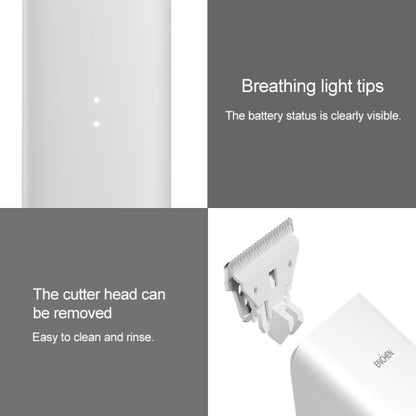 Original Xiaomi Enchen Boost Intelligent Fast Charging Electric Hair Trimmer Haircut Machine (White) - Hair Trimmer by Xiaomi | Online Shopping South Africa | PMC Jewellery | Buy Now Pay Later Mobicred