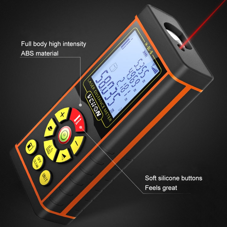 VCHON 40m Handheld Rechargeable Voice Laser Rangefinder High Precision Infrared Room Measuring Instrument Electronic Laser Ruler - Laser Rangefinder by PMC Jewellery | Online Shopping South Africa | PMC Jewellery | Buy Now Pay Later Mobicred