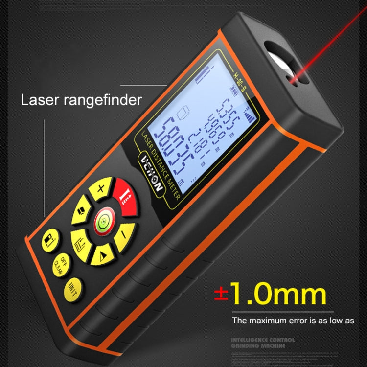 VCHON 80m Handheld Rechargeable Voice Laser Rangefinder High Precision Infrared Room Measuring Instrument Electronic Laser Ruler - Laser Rangefinder by PMC Jewellery | Online Shopping South Africa | PMC Jewellery | Buy Now Pay Later Mobicred