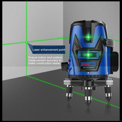 MBOOS LD Blue Light 3 Line Outdoor Laser Level Instrument with Suitcase & 1m Tripod - Laser Rangefinder by PMC Jewellery | Online Shopping South Africa | PMC Jewellery | Buy Now Pay Later Mobicred