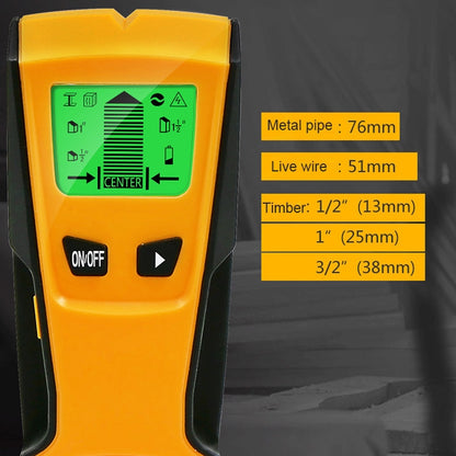 TH210 3 in 1 Wall Metal Detector for Voltage and Cable with Metal Detection Function - Metal Detector by PMC Jewellery | Online Shopping South Africa | PMC Jewellery | Buy Now Pay Later Mobicred