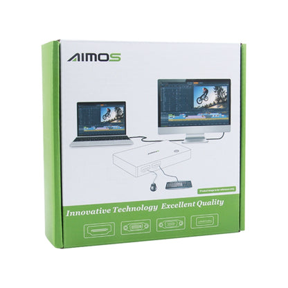 AIMOS AM-KM404K USB2.0 4 In 4 Out Switcher - Switch by PMC Jewellery | Online Shopping South Africa | PMC Jewellery | Buy Now Pay Later Mobicred