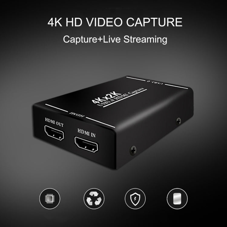 EC289 4K HDMI USB3.0 HD Video Capture Recorder Box - Video Capture Solutions by PMC Jewellery | Online Shopping South Africa | PMC Jewellery | Buy Now Pay Later Mobicred