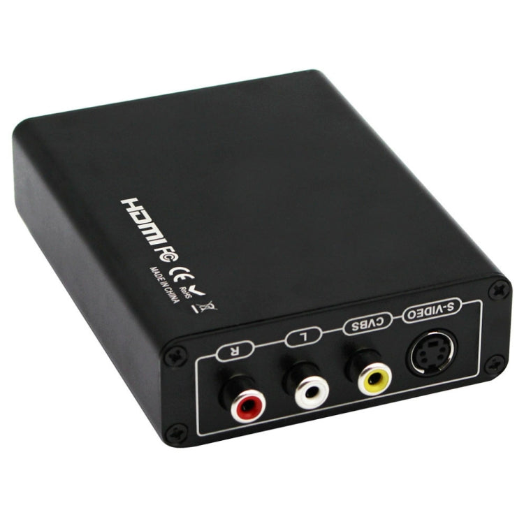 HDMI to Composite / AV S-Video Converter RCA CVBS/L/R Video Converter Adapter, UK Plug - Converter by PMC Jewellery | Online Shopping South Africa | PMC Jewellery | Buy Now Pay Later Mobicred