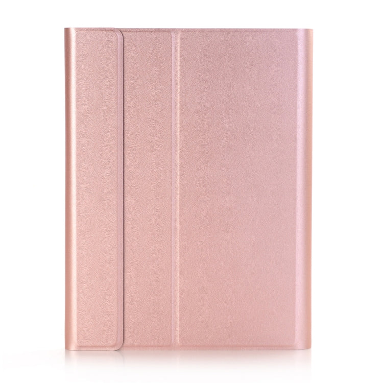 A02 for iPad 4 / 3 / 2 Universal Ultra-thin ABS Horizontal Flip Tablet Case + Bluetooth Keyboard(Rose Gold) - Universal by PMC Jewellery | Online Shopping South Africa | PMC Jewellery | Buy Now Pay Later Mobicred