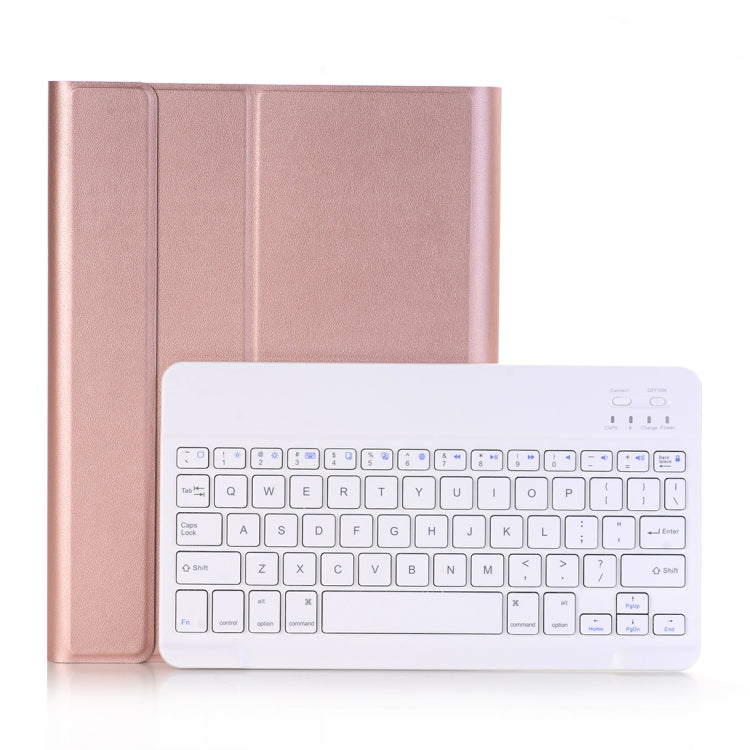 A02 for iPad 4 / 3 / 2 Universal Ultra-thin ABS Horizontal Flip Tablet Case + Bluetooth Keyboard(Rose Gold) - Universal by PMC Jewellery | Online Shopping South Africa | PMC Jewellery | Buy Now Pay Later Mobicred