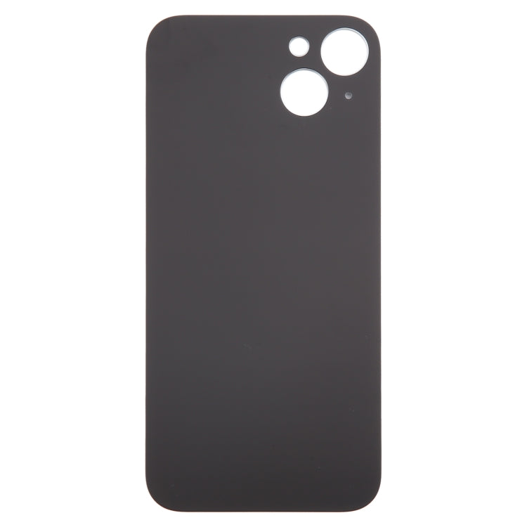 For iPhone 15 Plus Easy Replacement Big Camera Hole Glass Back Battery Cover(Black) - Back Cover by PMC Jewellery | Online Shopping South Africa | PMC Jewellery | Buy Now Pay Later Mobicred