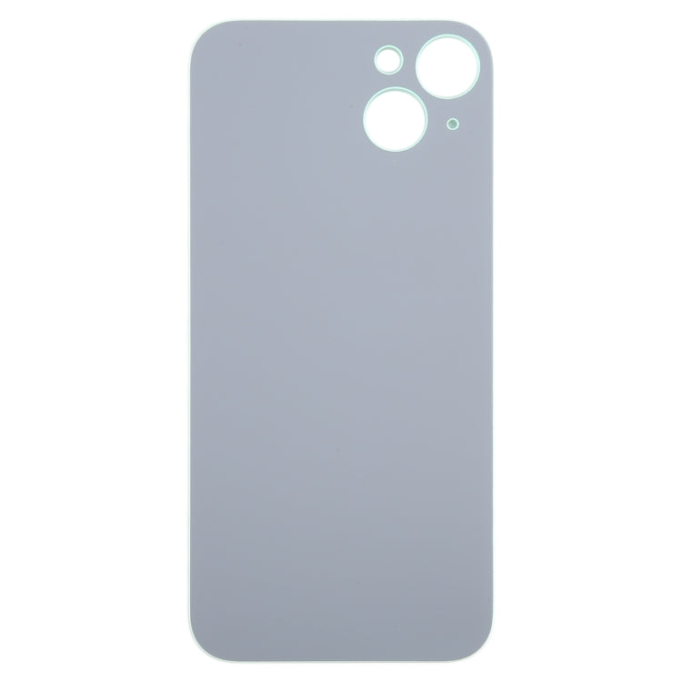 For iPhone 15 Plus Easy Replacement Big Camera Hole Glass Back Battery Cover(Green) - Back Cover by PMC Jewellery | Online Shopping South Africa | PMC Jewellery | Buy Now Pay Later Mobicred