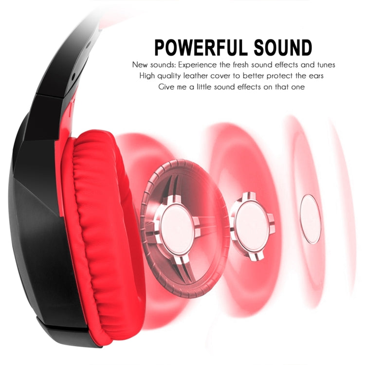 ONIKUMA K1B 3.5mm Plug Stereo USB LED Light Headphone with Microphone, For PS4, Smartphone, Tablet, PC, Notebook(Red) - Multimedia Headset by ONIKUMA | Online Shopping South Africa | PMC Jewellery | Buy Now Pay Later Mobicred