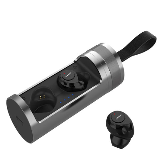 SARDiNE F8 TWS Bluetooth V5.0 Wireless Stereo Earphones with Charging Box(Grey) - TWS Earphone by SARDiNE | Online Shopping South Africa | PMC Jewellery | Buy Now Pay Later Mobicred