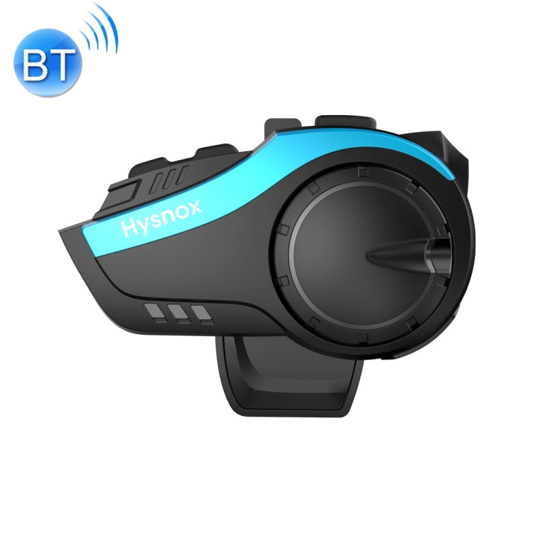 Hysnox HY-02 Bluetooth 5.0 Motorcycle Helmet Headset 2000M 6 Riders Intercom Headset (Blue) - Motorcycle Walkie Talkie by PMC Jewellery | Online Shopping South Africa | PMC Jewellery | Buy Now Pay Later Mobicred