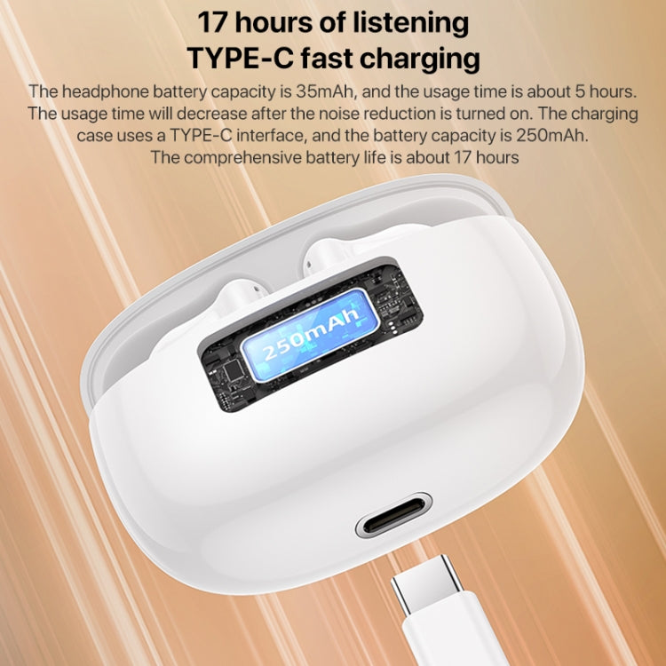 Yesido TWS28 ANC+ENC Dual Noise Reduction Smart TWS Wireless Bluetooth Earphone (White) - TWS Earphone by Yesido | Online Shopping South Africa | PMC Jewellery | Buy Now Pay Later Mobicred