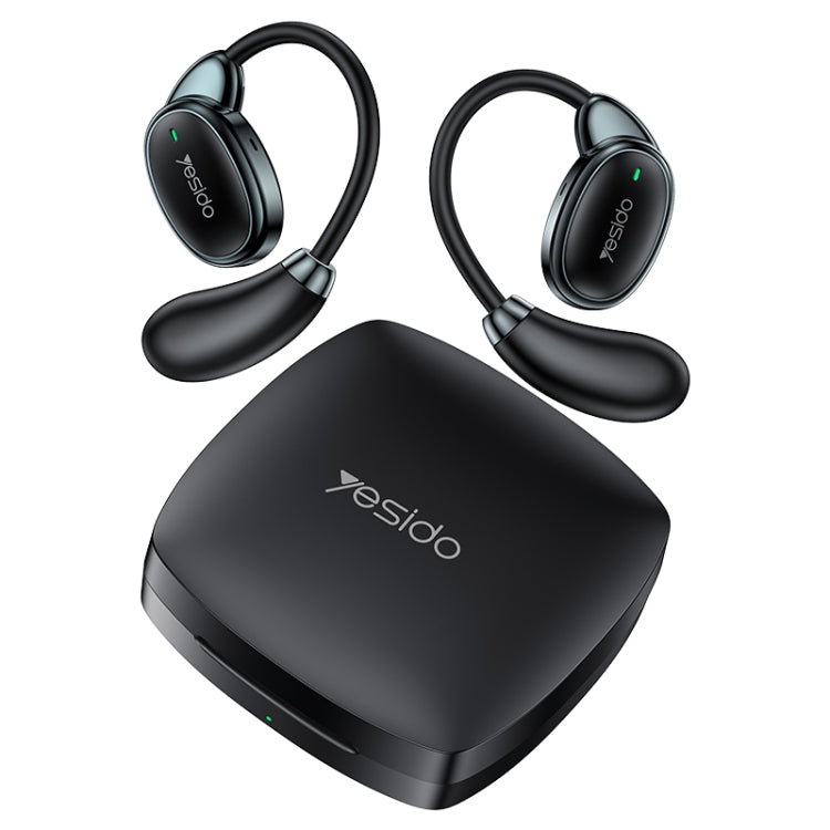 Yesido YSP19 OWS Open Wireless Bluetooth Earphone (Black) - TWS Earphone by Yesido | Online Shopping South Africa | PMC Jewellery | Buy Now Pay Later Mobicred