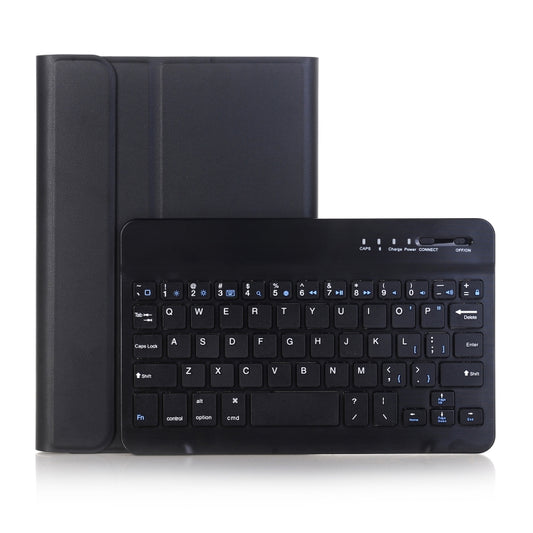 A05 Bluetooth 3.0 Ultra-thin ABS Detachable Bluetooth Keyboard Leather Tablet Case for iPad mini 5, with Holder(Black) - For iPad mini by PMC Jewellery | Online Shopping South Africa | PMC Jewellery