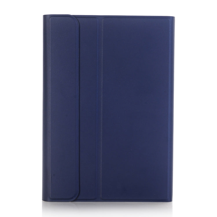 A05 Bluetooth 3.0 Ultra-thin ABS Detachable Bluetooth Keyboard Leather Tablet Case for iPad mini 5, with Holder(Dark Blue) - For iPad mini by PMC Jewellery | Online Shopping South Africa | PMC Jewellery | Buy Now Pay Later Mobicred